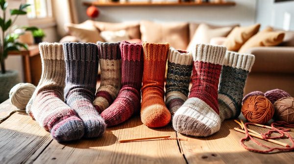 10 modèles de chaussettes à tricoter pour débutants à essayer